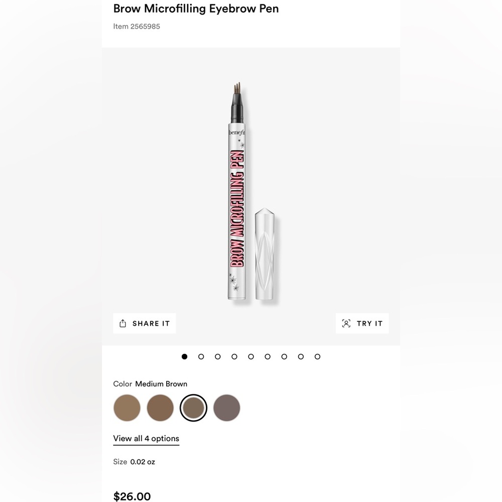 BENEFIT Brow Microfilling Pen